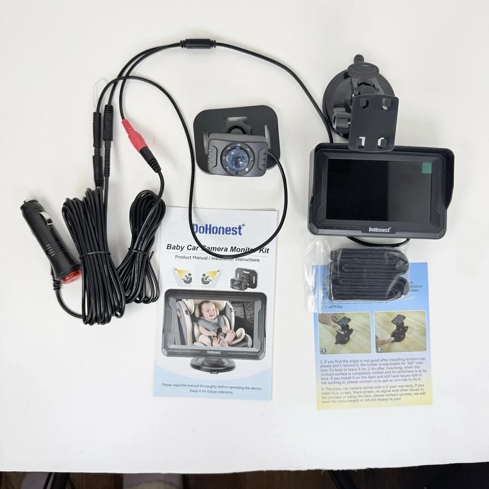 DoHonest V33 Car Camera Monitor HD 1080P Night Vision 150° Open Box
